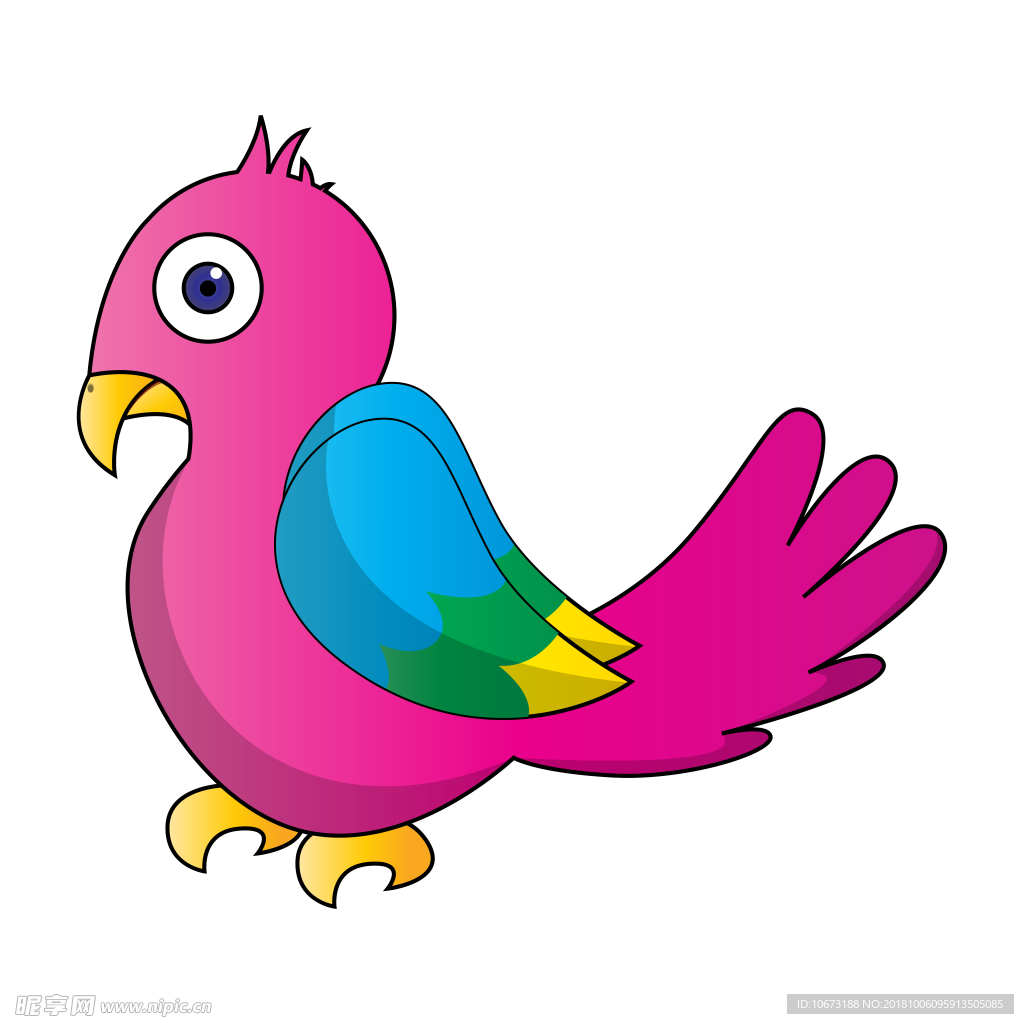 卡通鸟