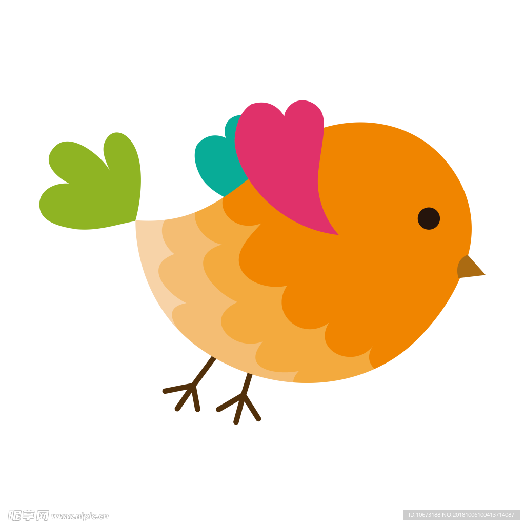卡通鸟