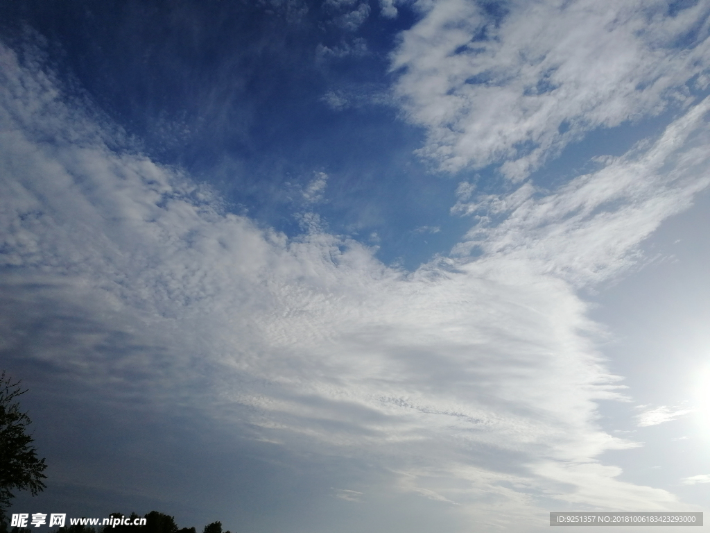 蓝天白云 天空 天空背景 蓝天