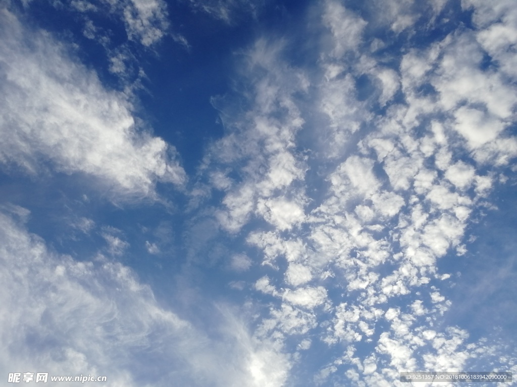 蓝天白云 天空