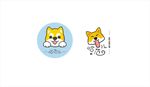 柴犬logo 卡通狗 狗宝宝