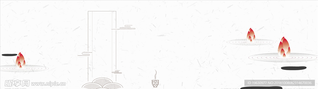 禅意极简中国风水墨banner
