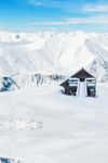 冬季雪花风景海报背景图