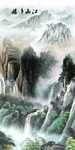 江山多妖国画玄关