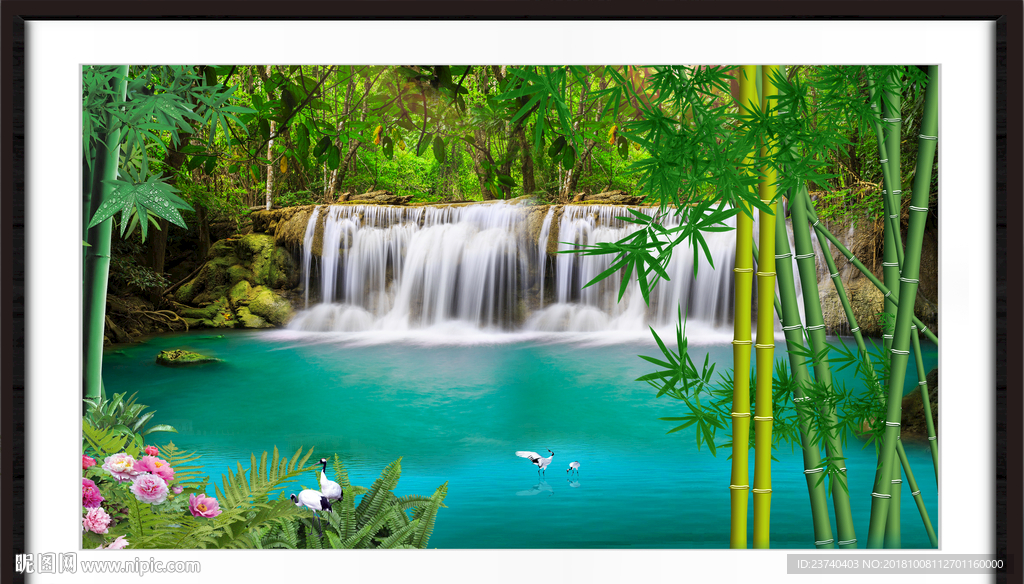 山水画 山水风景 巨幅山水画