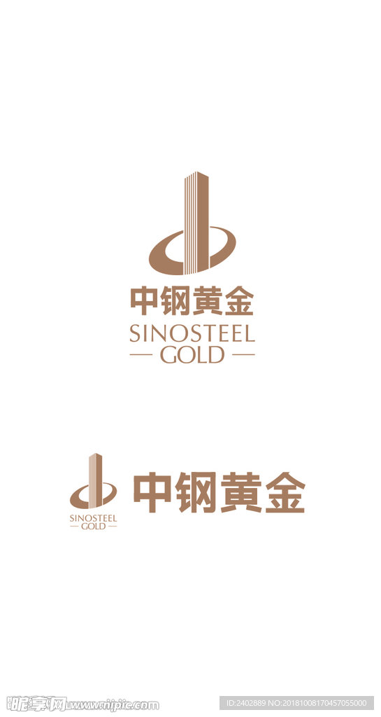 中钢黄金  标志