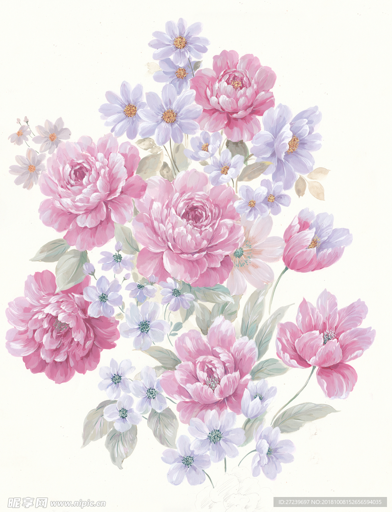手绘花