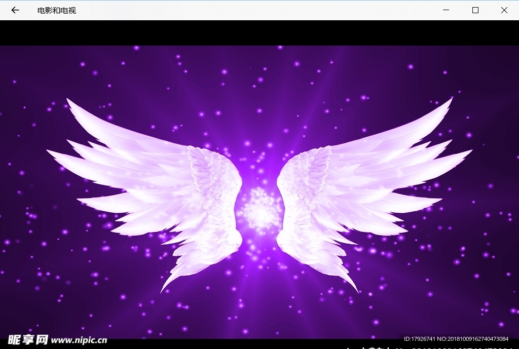 紫色翅膀背景