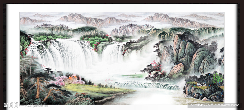 巨幅山水画