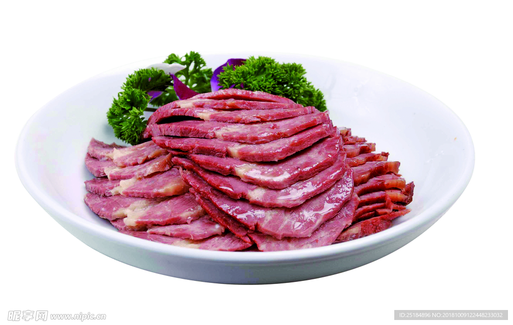 一盘牛肉