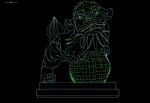 中式仿古装饰 石狮图片