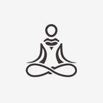 瑜伽舞蹈室线条logo标志设计