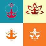 瑜伽馆会所标志logo设计