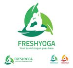 瑜伽舞蹈室logo标志设计