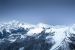 山川雪景 山脉雪景 群山雪景