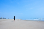海边散步