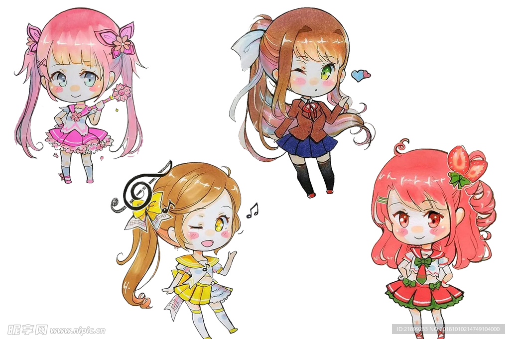 卡通少女