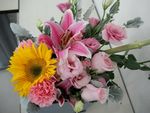 鲜花 百合 向日葵