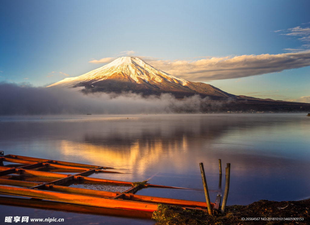 日本富士山风景