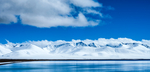 雪山湖泊风景