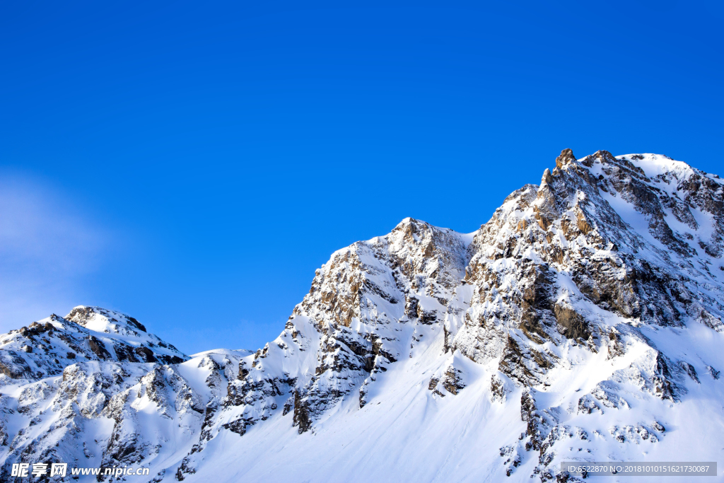 高山雪景