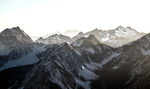 山川雪景 山脉雪景 群山雪景