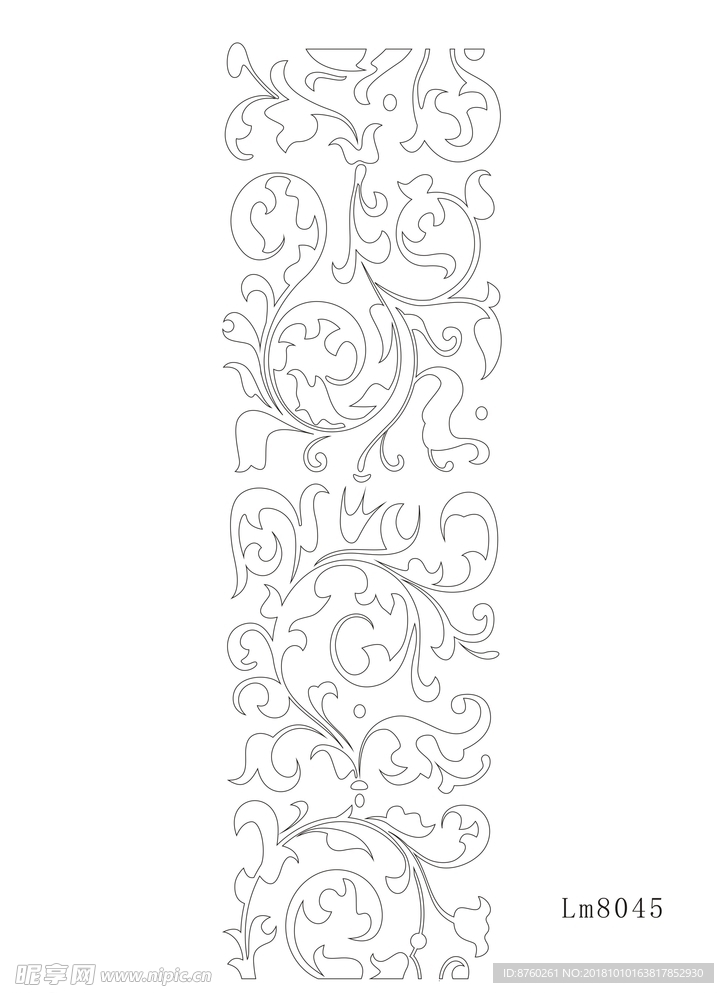 花草   花纹  纹样  矢量