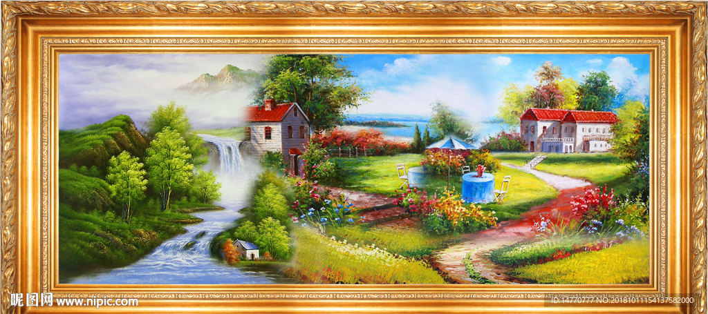 油画 油画风景