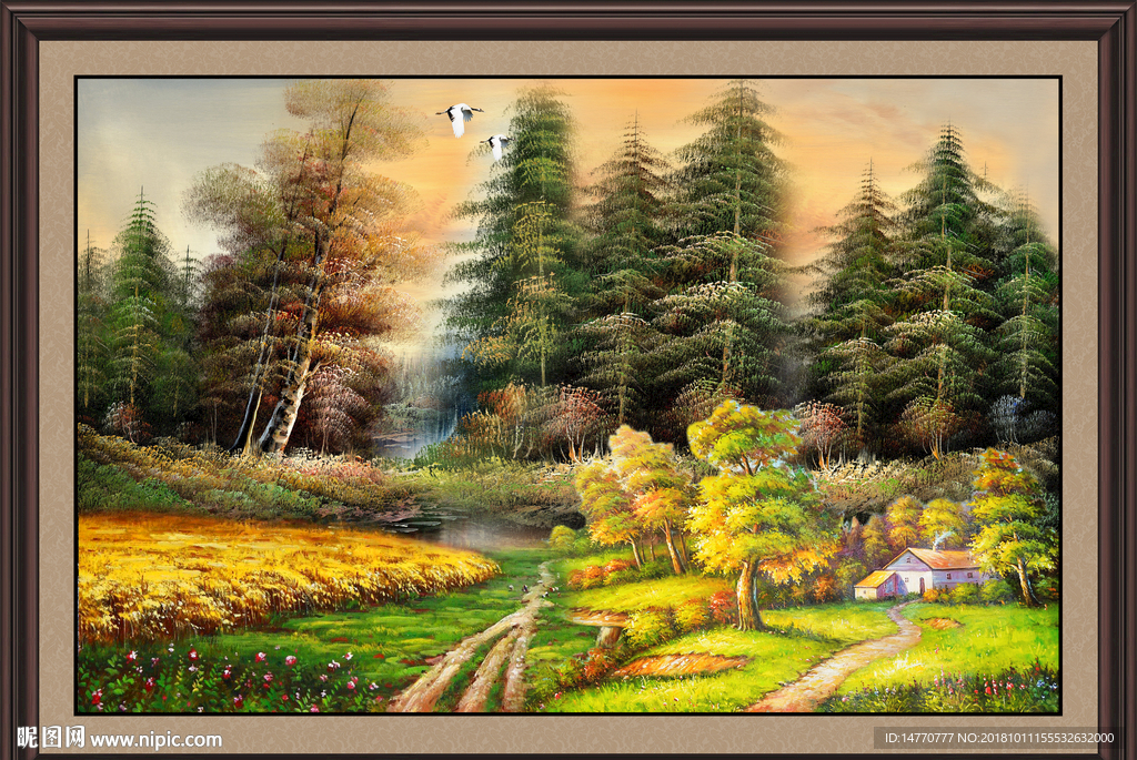 油画 油画风景