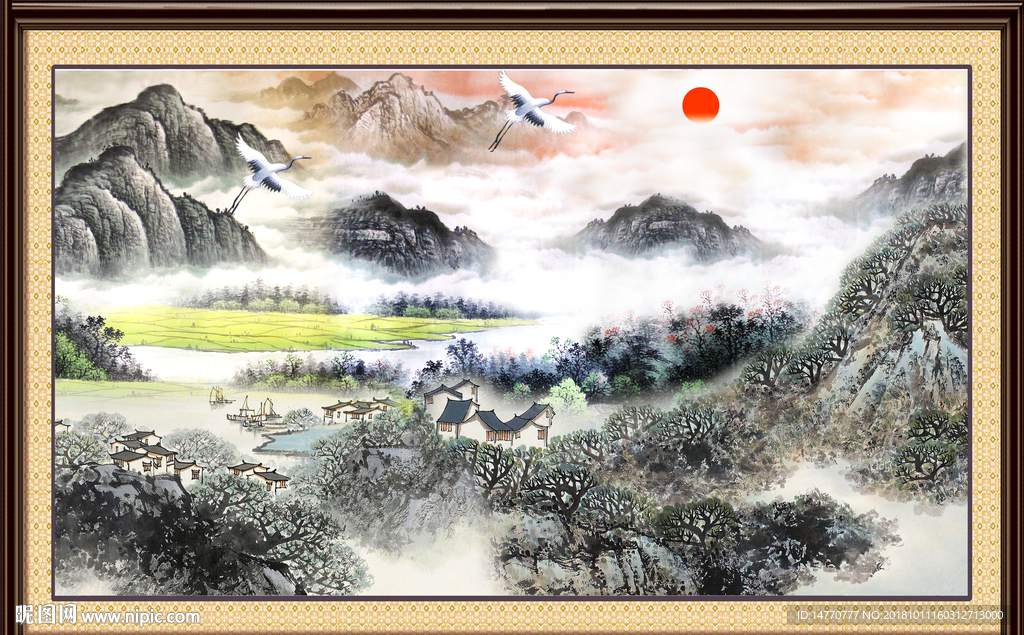 国画山水