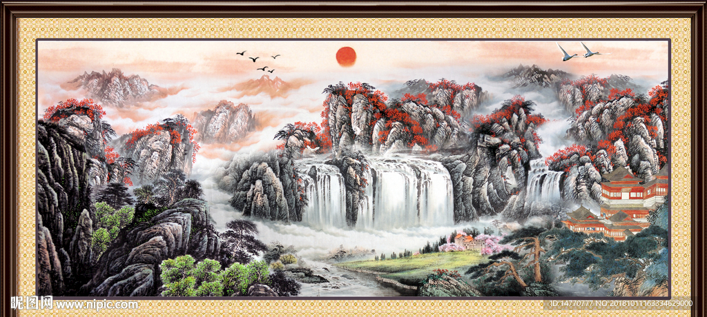 国画山水