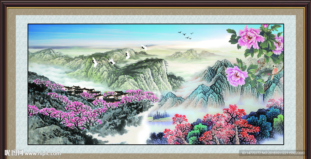 国画山水