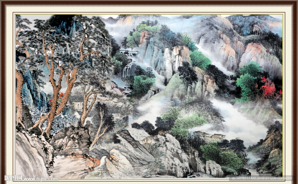 国画山水