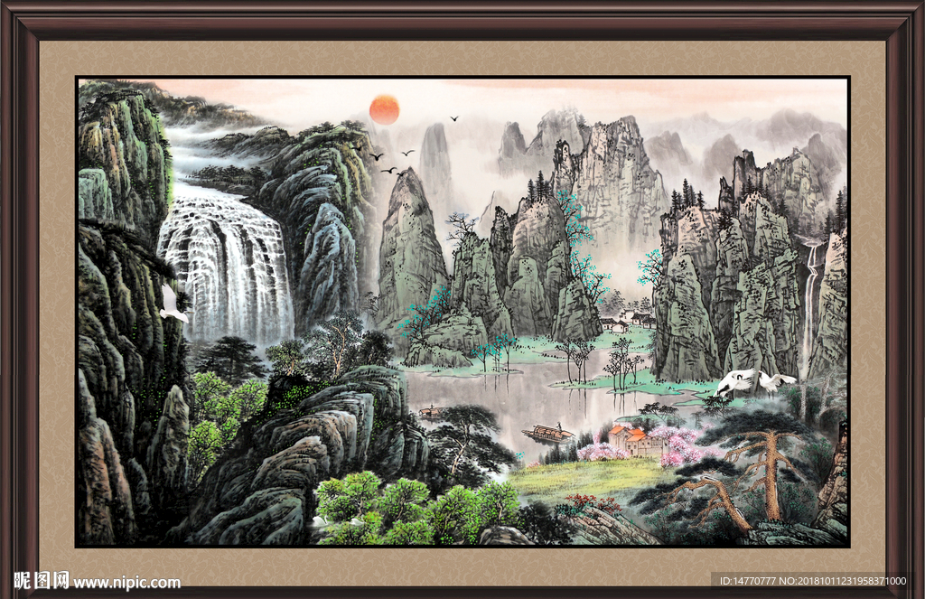 国画山水