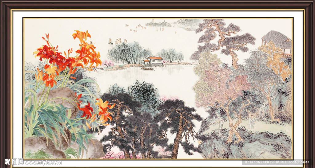 国画山水