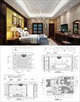 欧式四室两厅cad施工图