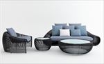 藤编沙发茶几3d模型