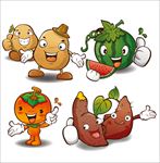 卡通瓜果蔬菜