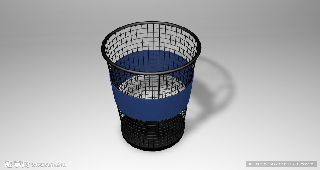 垃圾桶3D模型