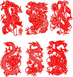 龙剪纸