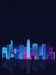 科技城市背景