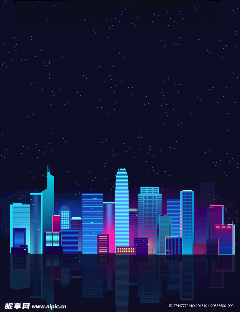科技城市背景
