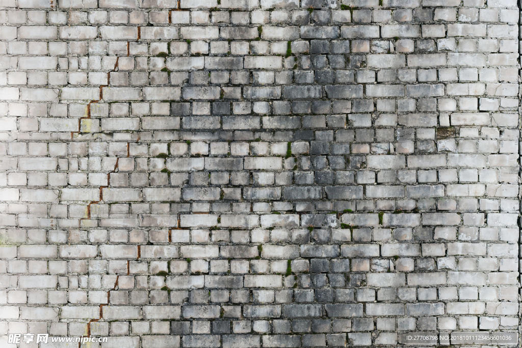 青灰石砖背景