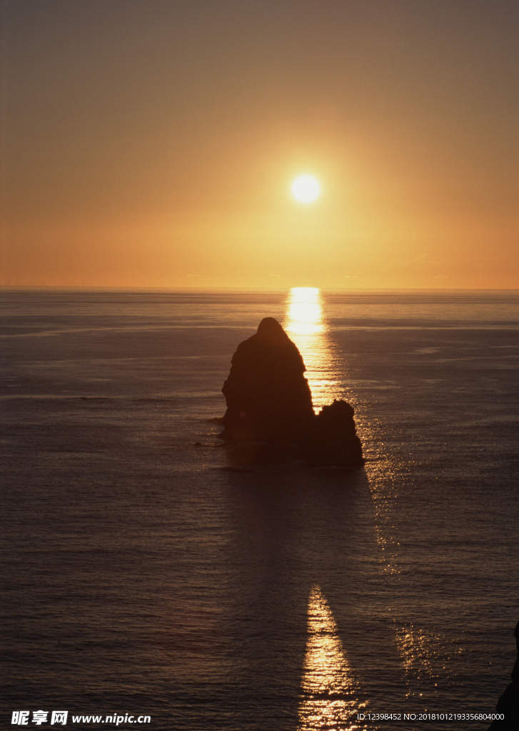 海上日落