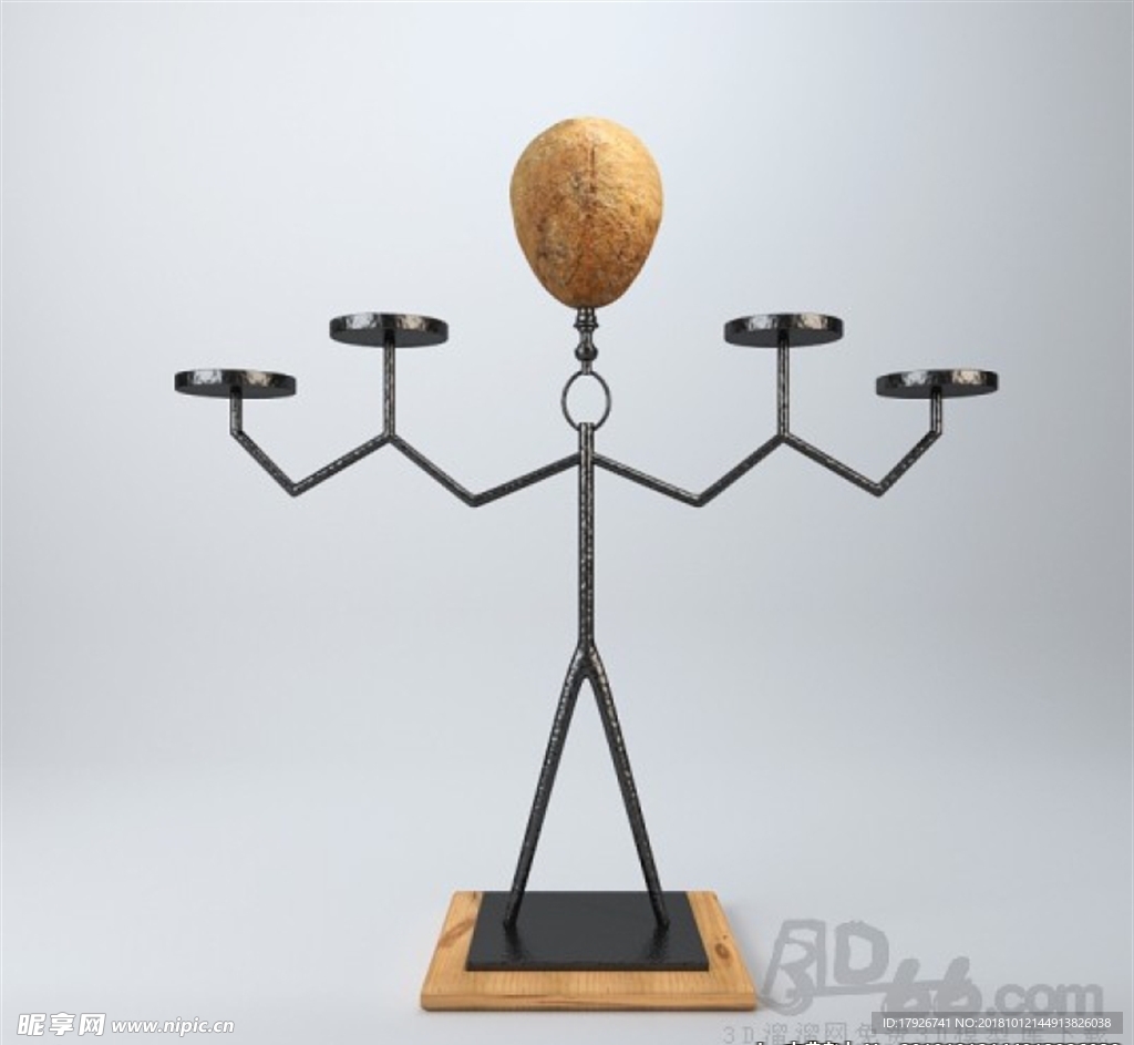 装饰摆件3d模型