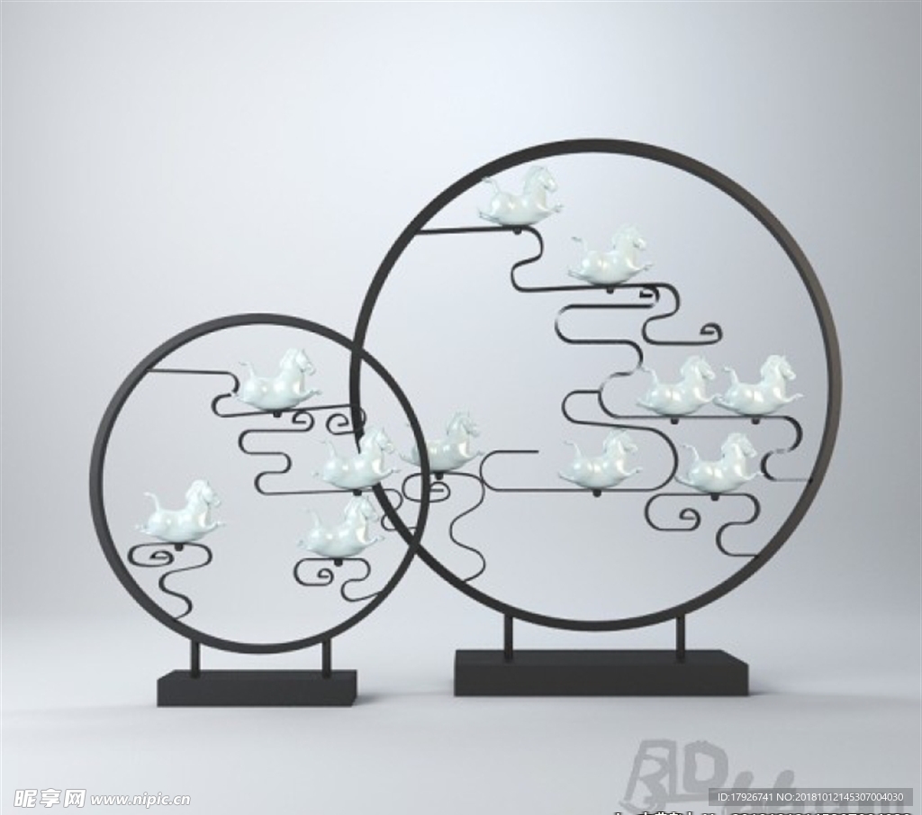 装饰摆件3d模型