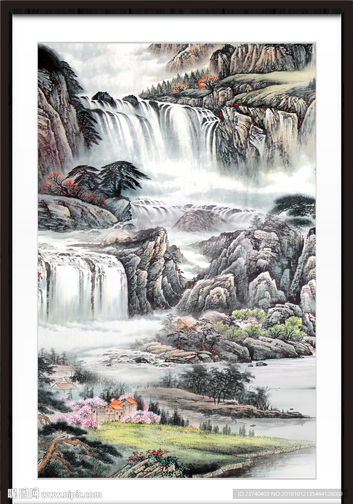 山水画 山水风景 巨幅山水画