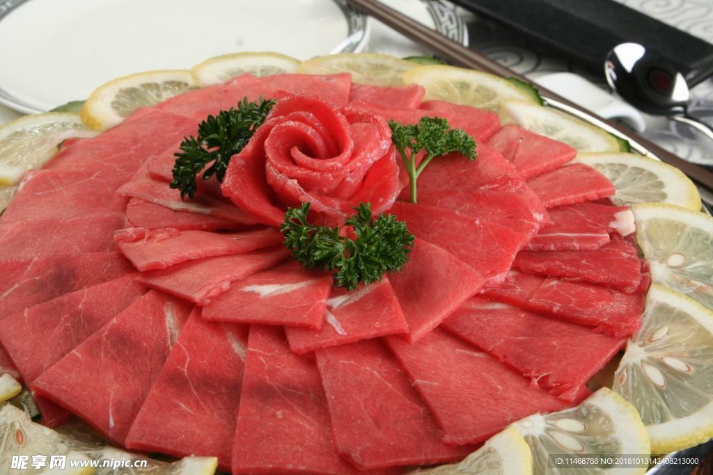 涮食牛肉片辣椒肉