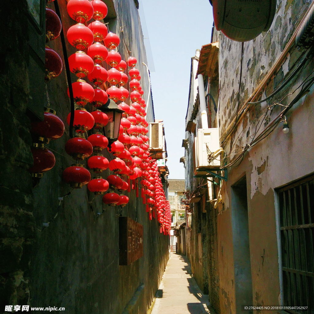 灯笼街景