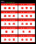 消防科室门牌